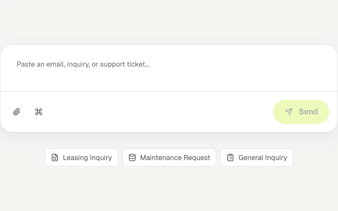 Workflow Agent triage and approval screen