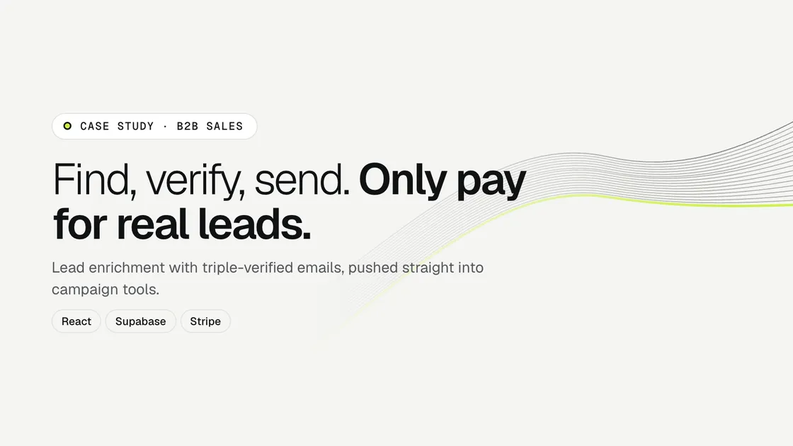 SalesUltra lead enrichment platform